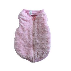 Petco 2016 Pink Swirl Fur Bomber Jacket Size L